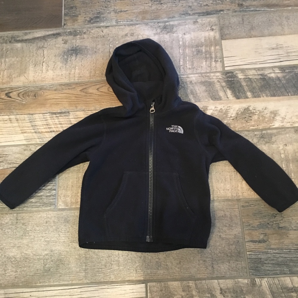 The North Face toddler fleece hoodie: 12-18mo